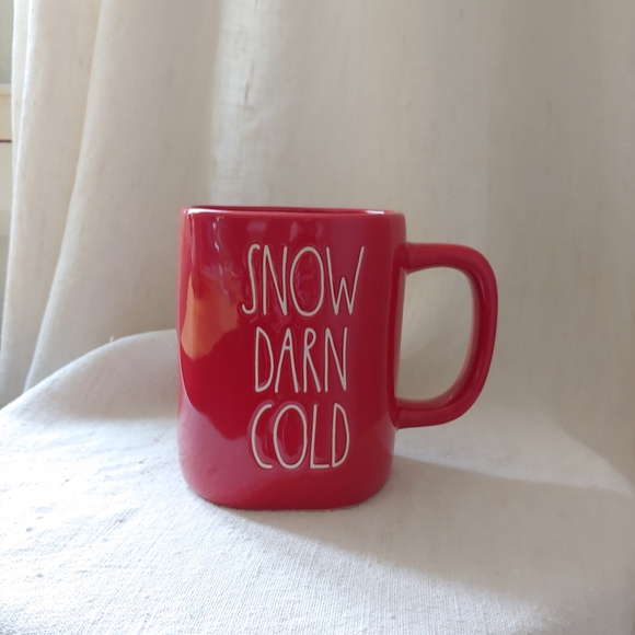 Rae Dunn Mug Red Snow Darn Cold Cup - Picture 7 of 7